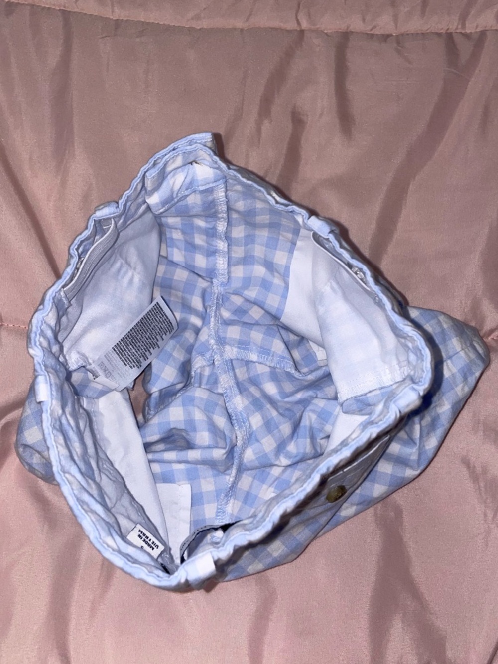 Kids Gingham Shorts - Picture 7 of 9
